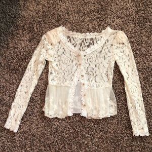 Dainty Lace Cardigan